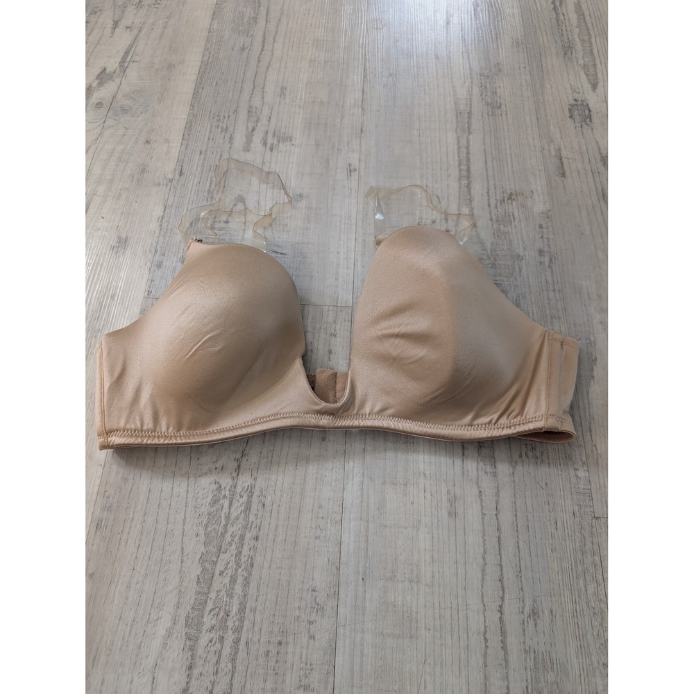 Soma Multiway Plunge Bra Size 38C Convertible Straps Beige‎ Padded Underwire